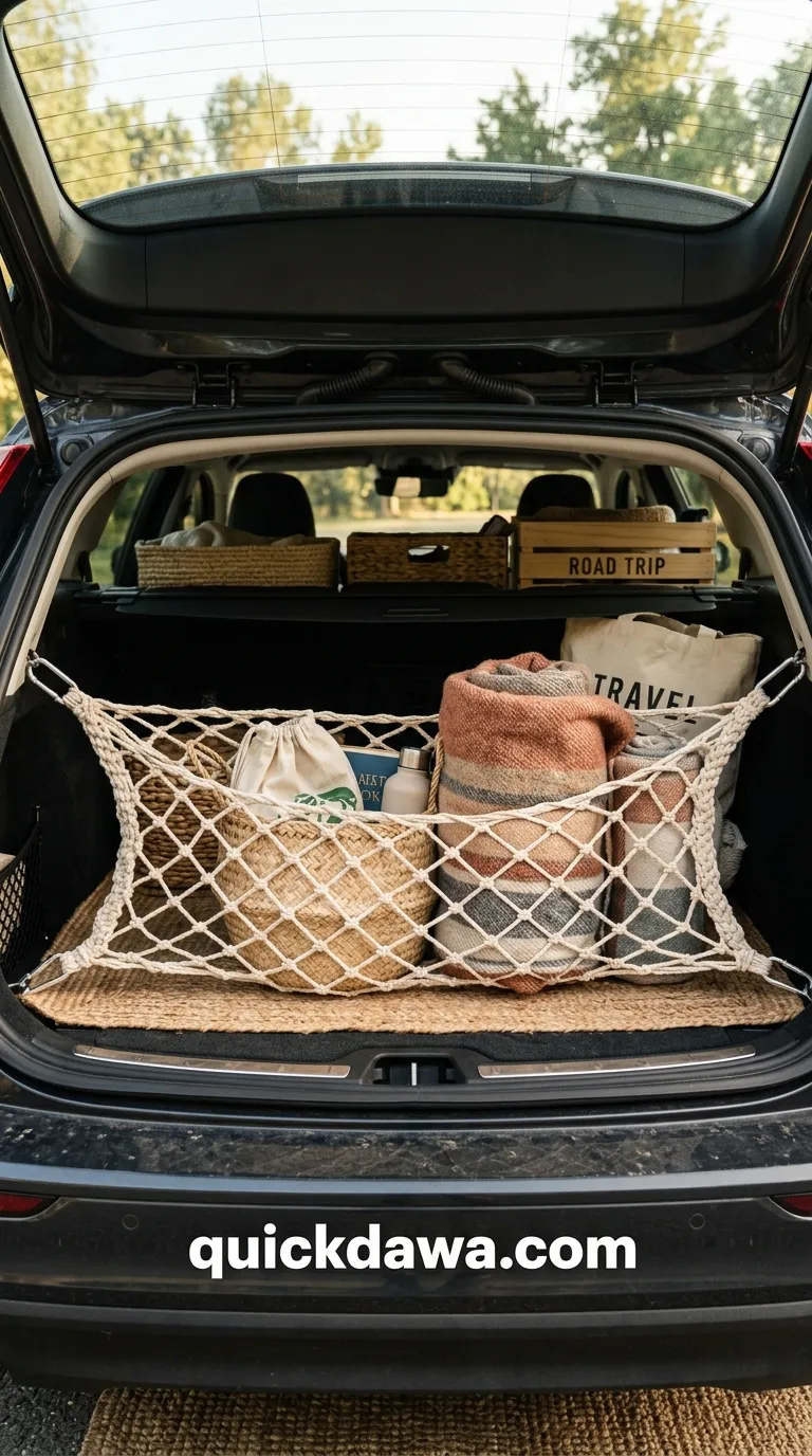 Woven Trunk Cargo Net