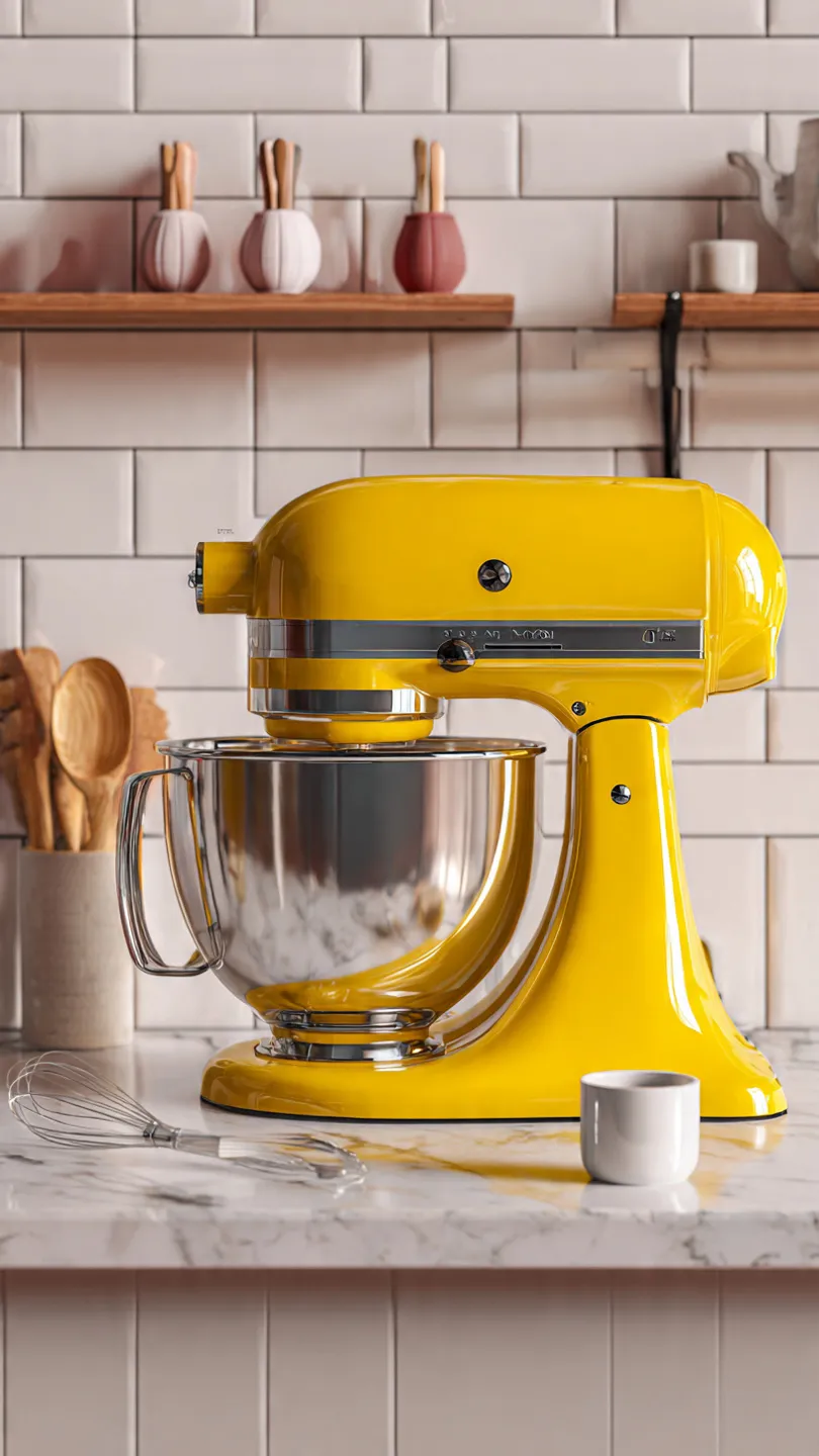 Yellow Kitchen Mixer