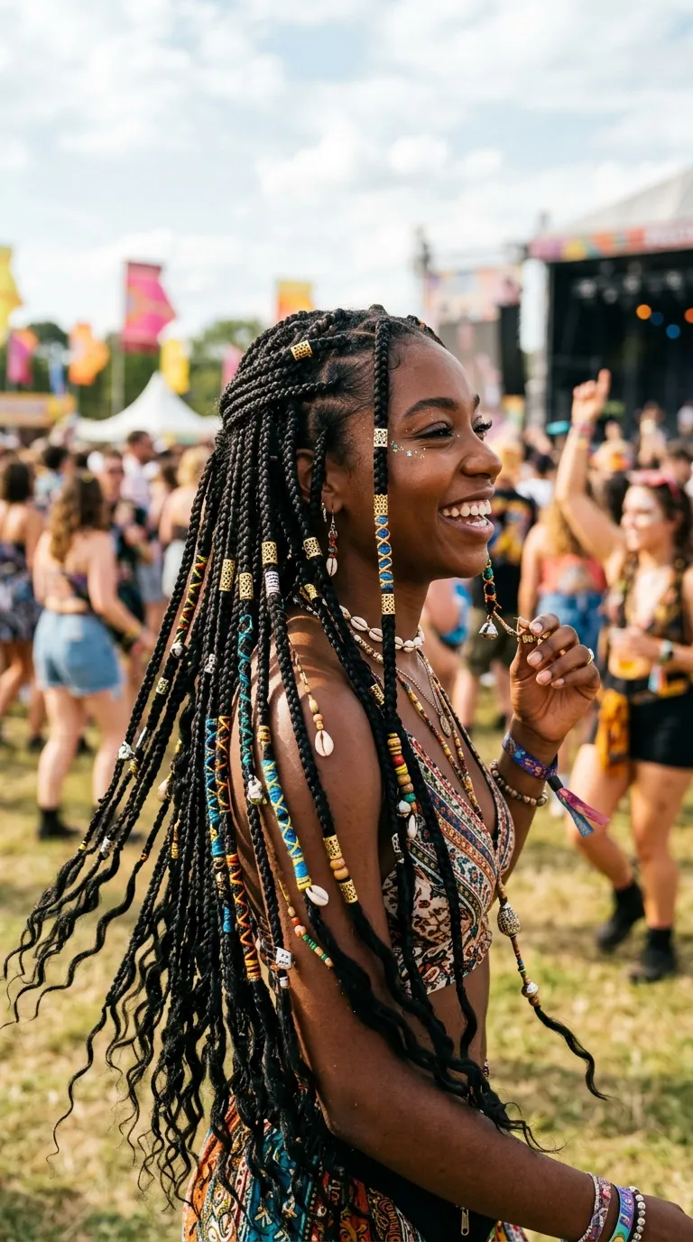 Accessorized Festival Braids