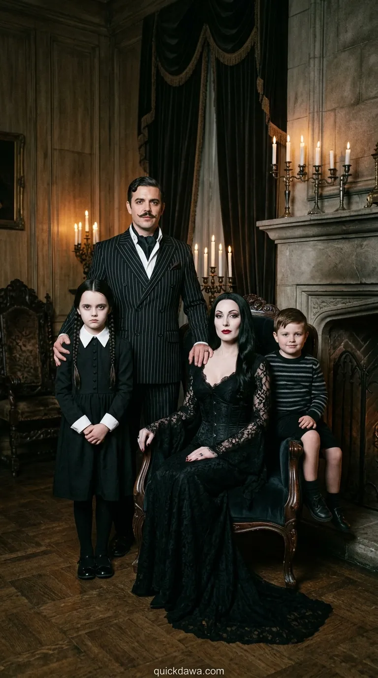 Addams Family Ensemble