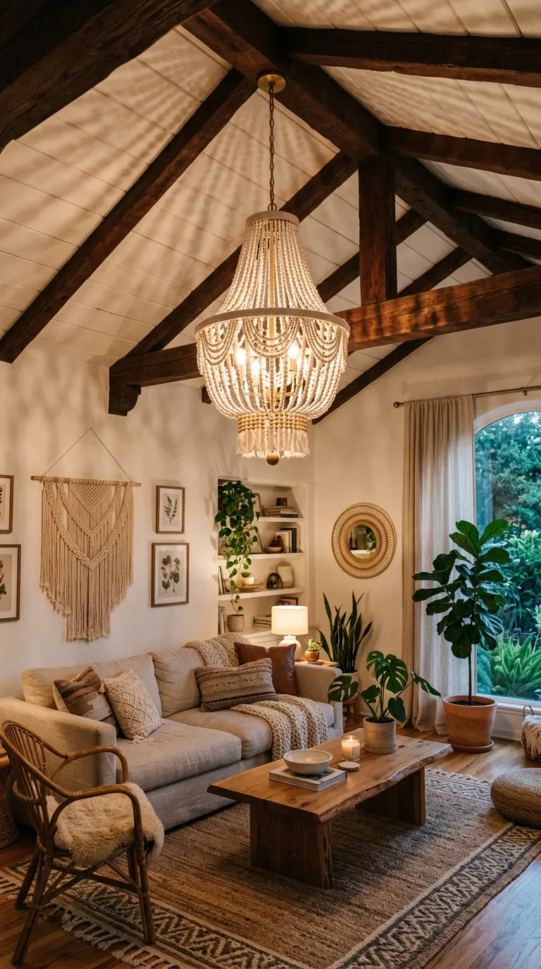 Beaded Chandelier Lighting