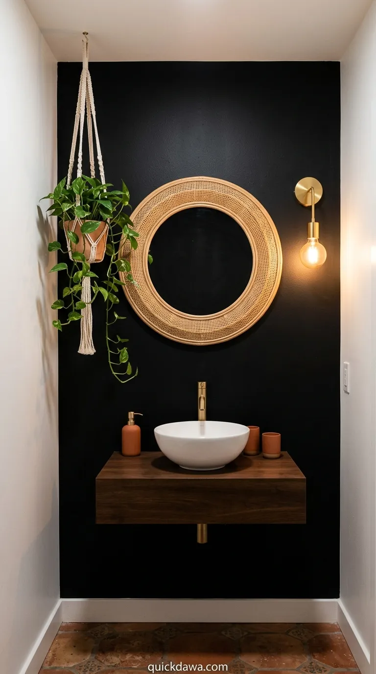 Black Accent Wall Drama