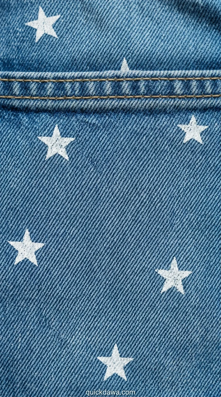 Blue Jean Texture Background