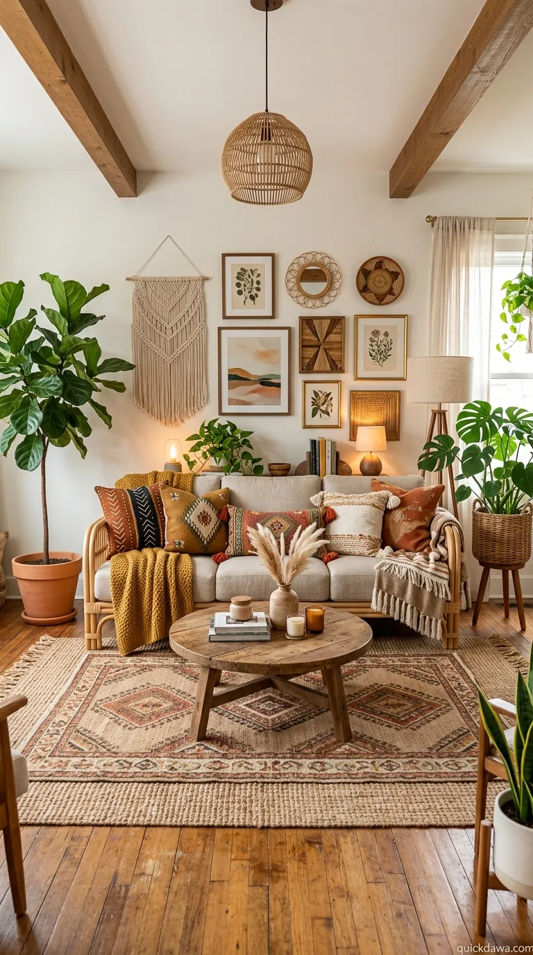 Boho Couch Ideas Centerpiece