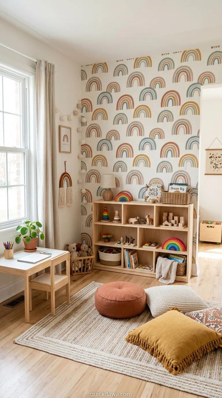 Boho Rainbow Wallpaper