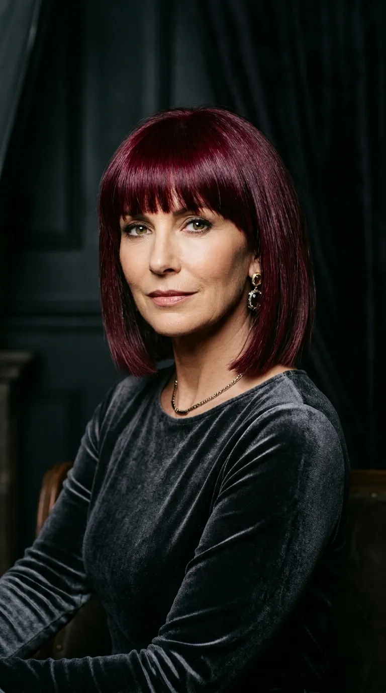 Bold Burgundy Bob