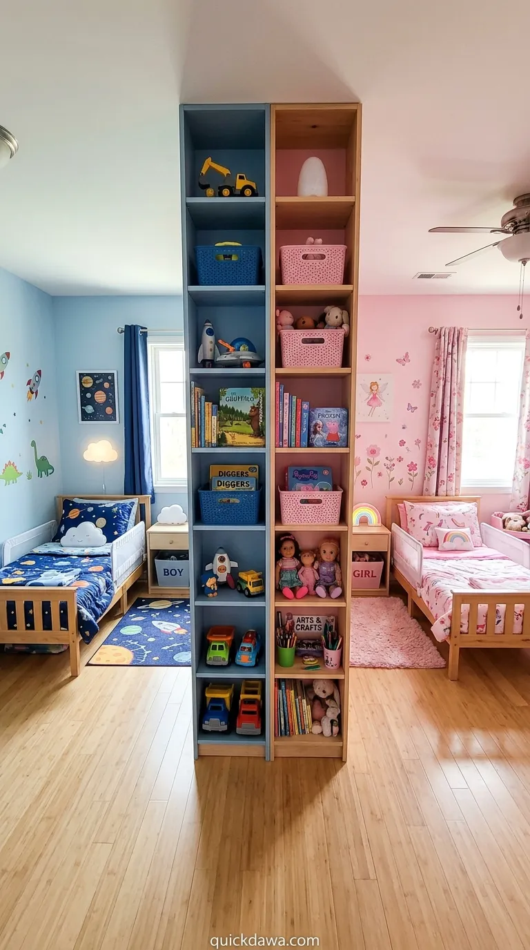 Boy Girl Divider Room