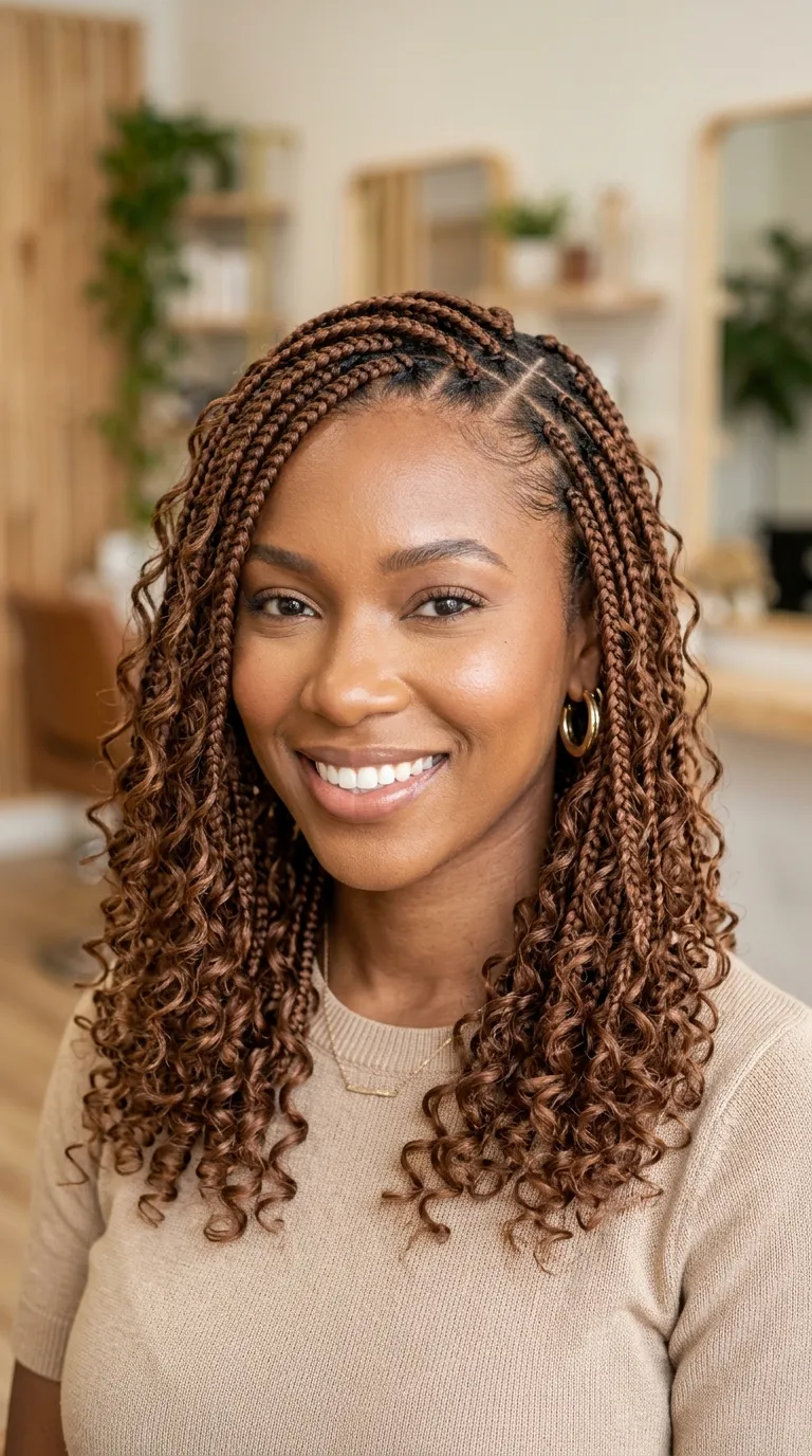 Braids Boho Mid-Length