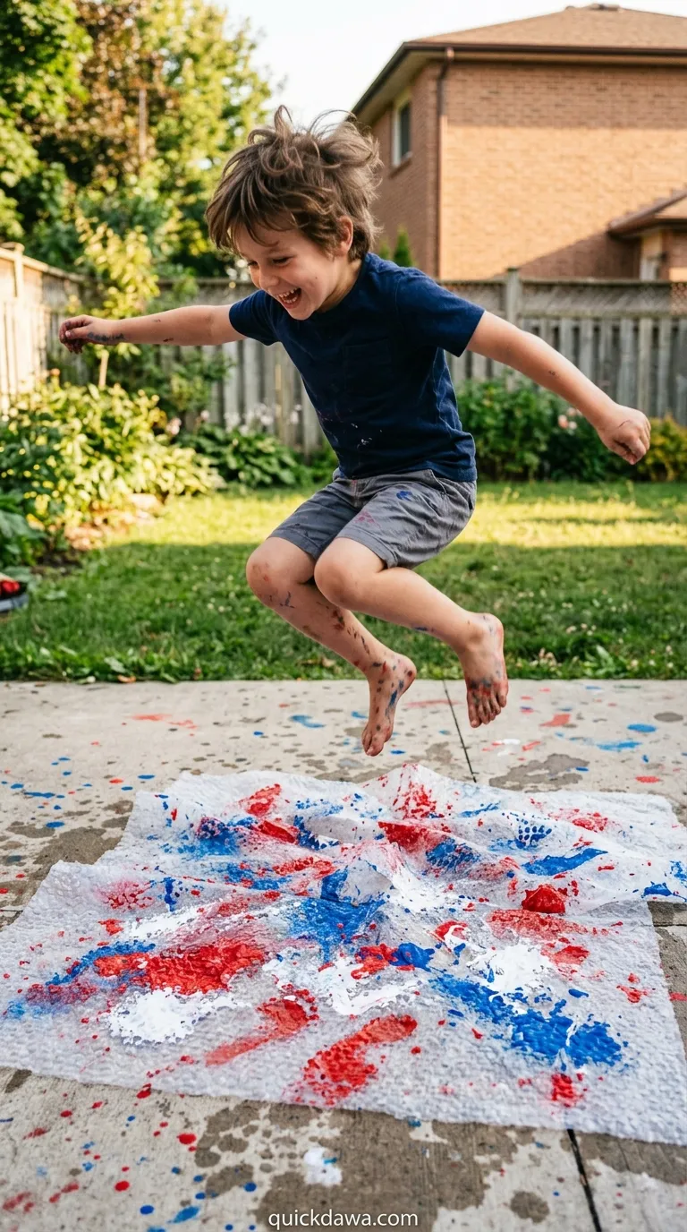 Bubble Wrap Firework Stomp