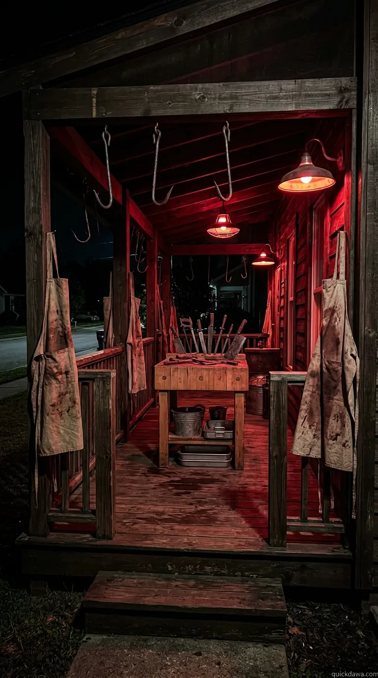 Butcher Shop Horror Scene