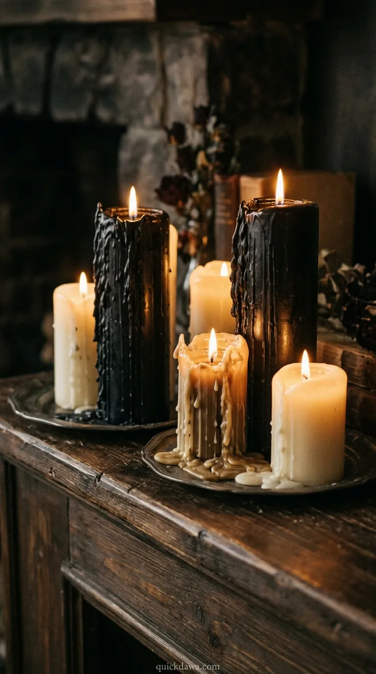 Candle Wax Drip Effect