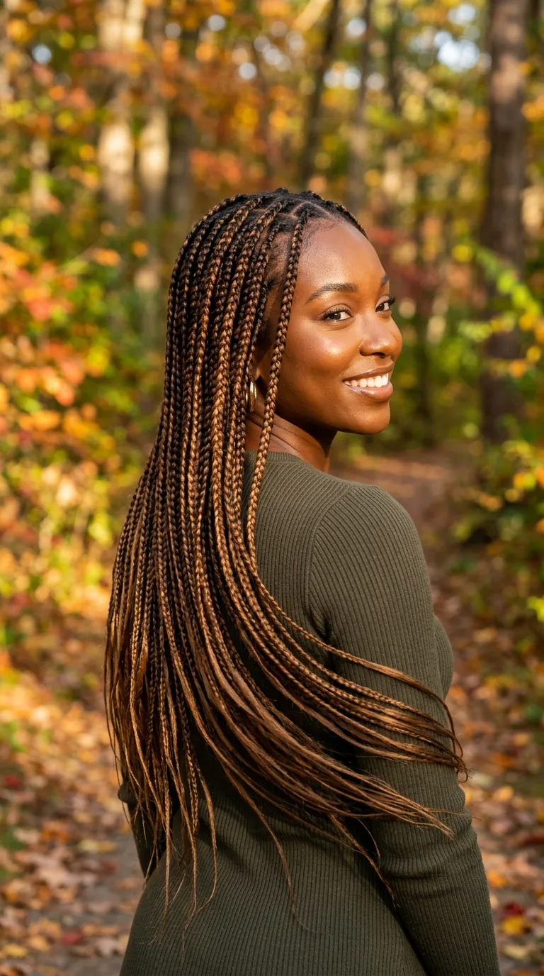 Caramel Swirl Braids