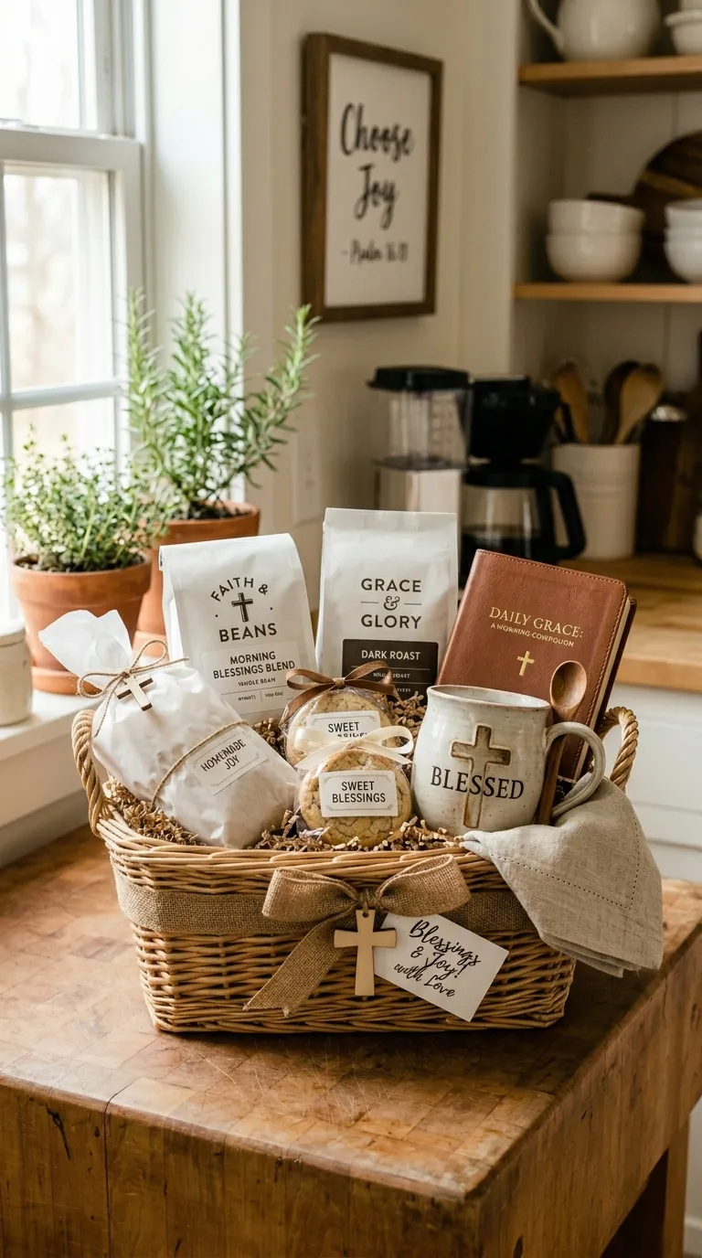 Christian Coffee or Tea Gift Basket