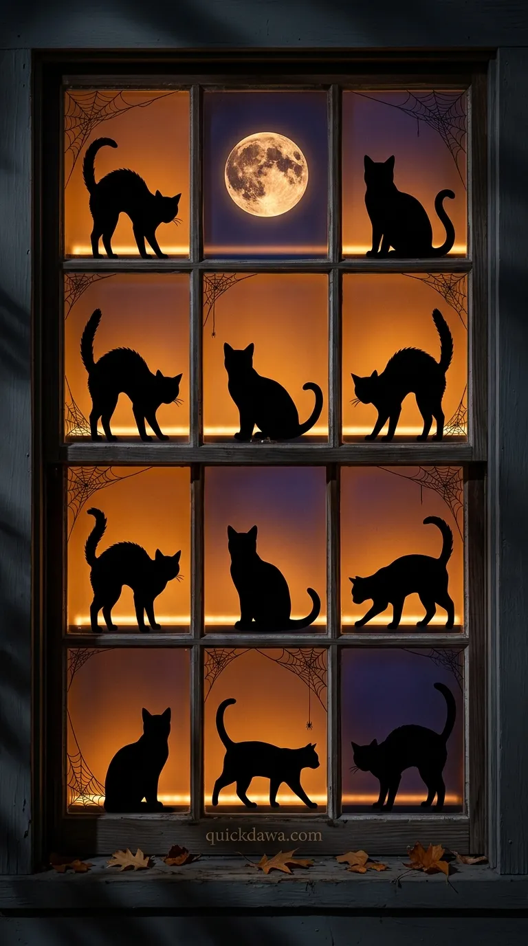Classic Black Cat Silhouettes