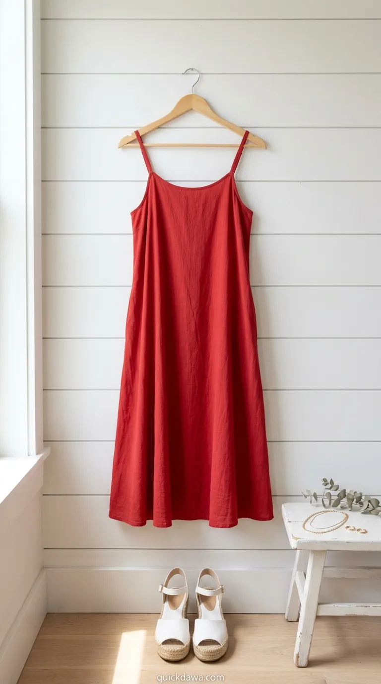Classic Red Sundress