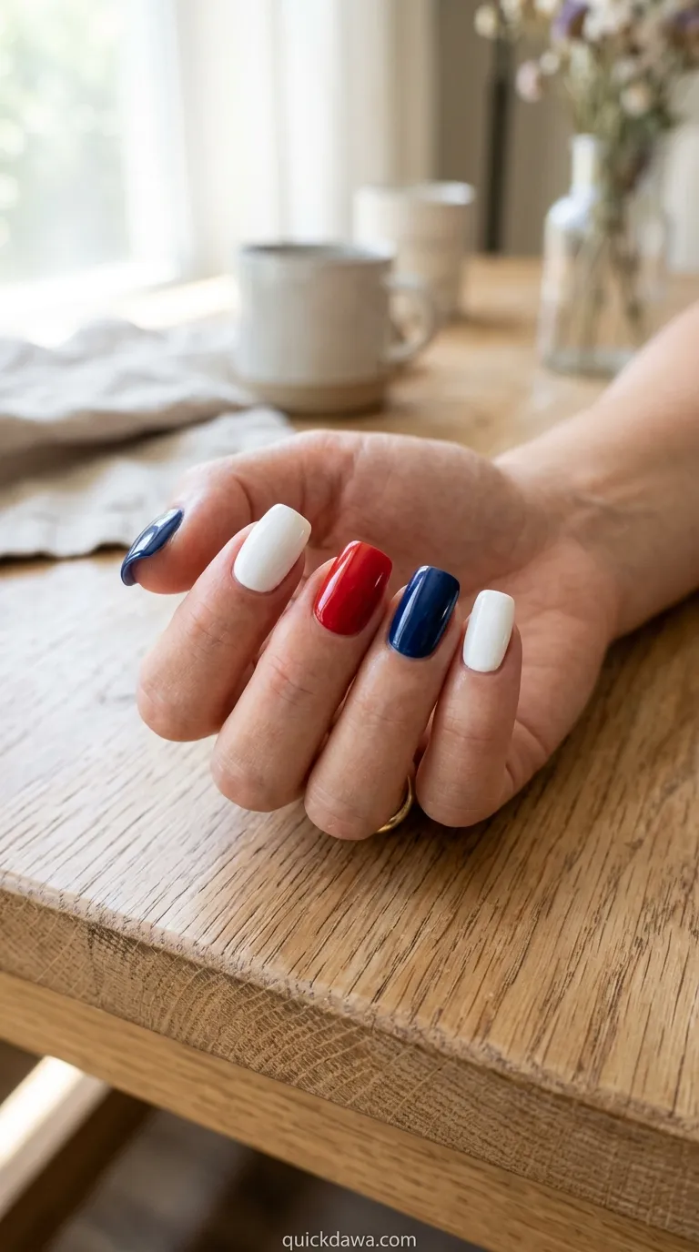Classic Red, White, and Blue