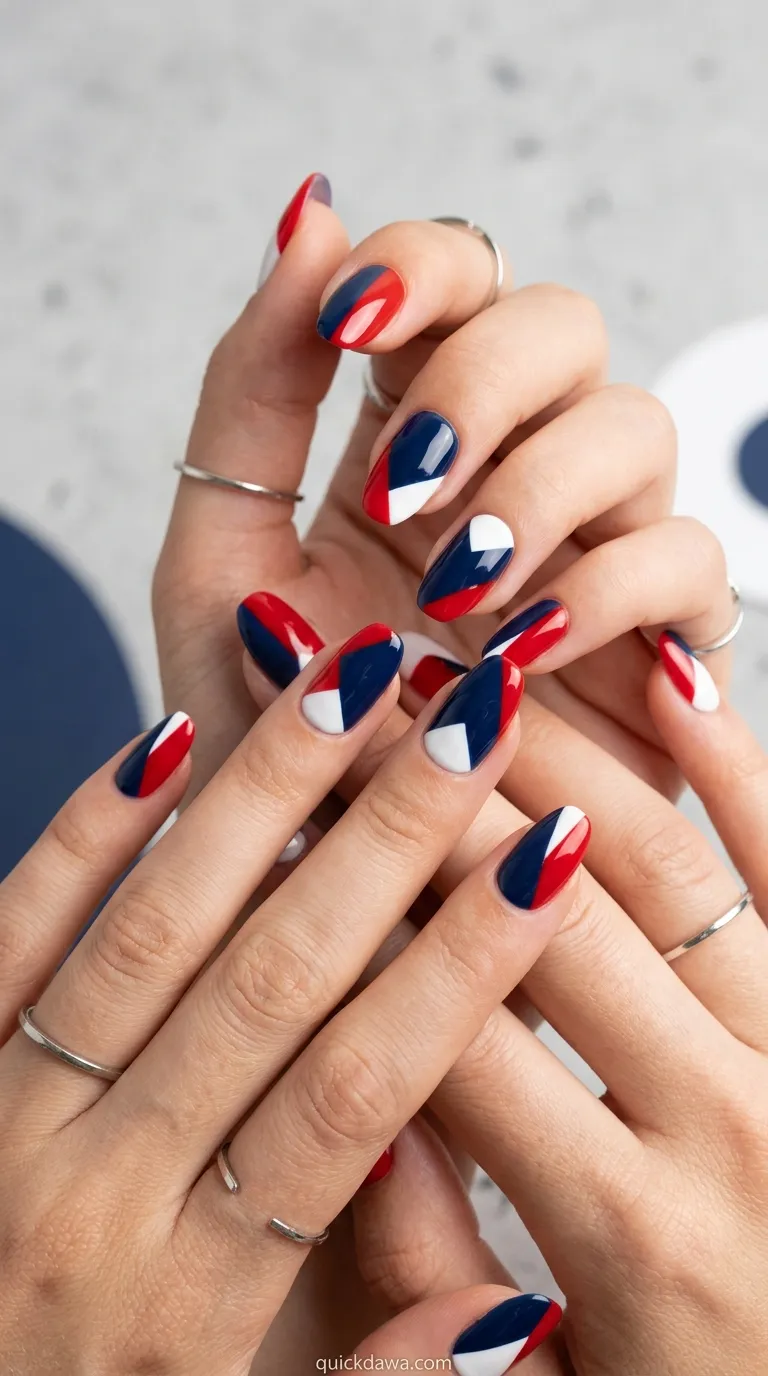 Color Block Patriotic