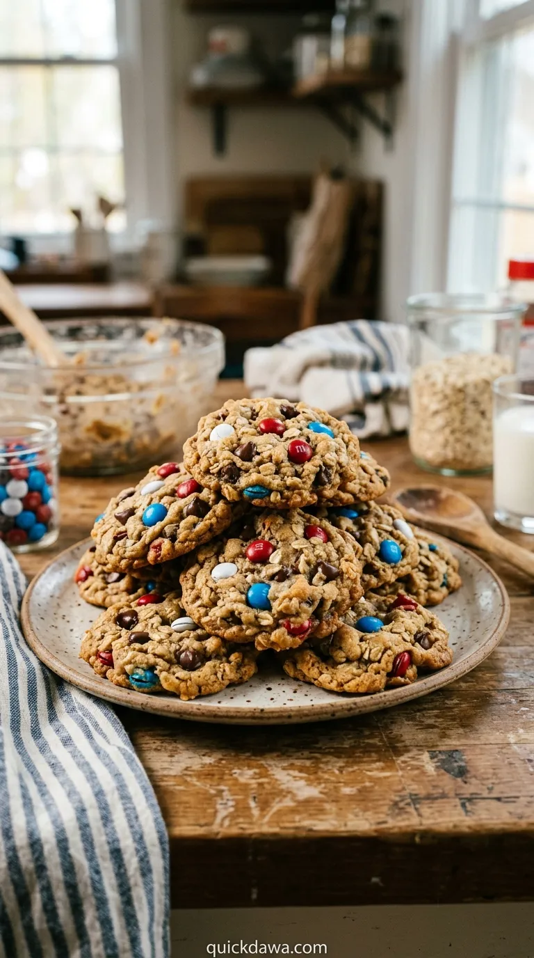 Colorful Monster Cookies