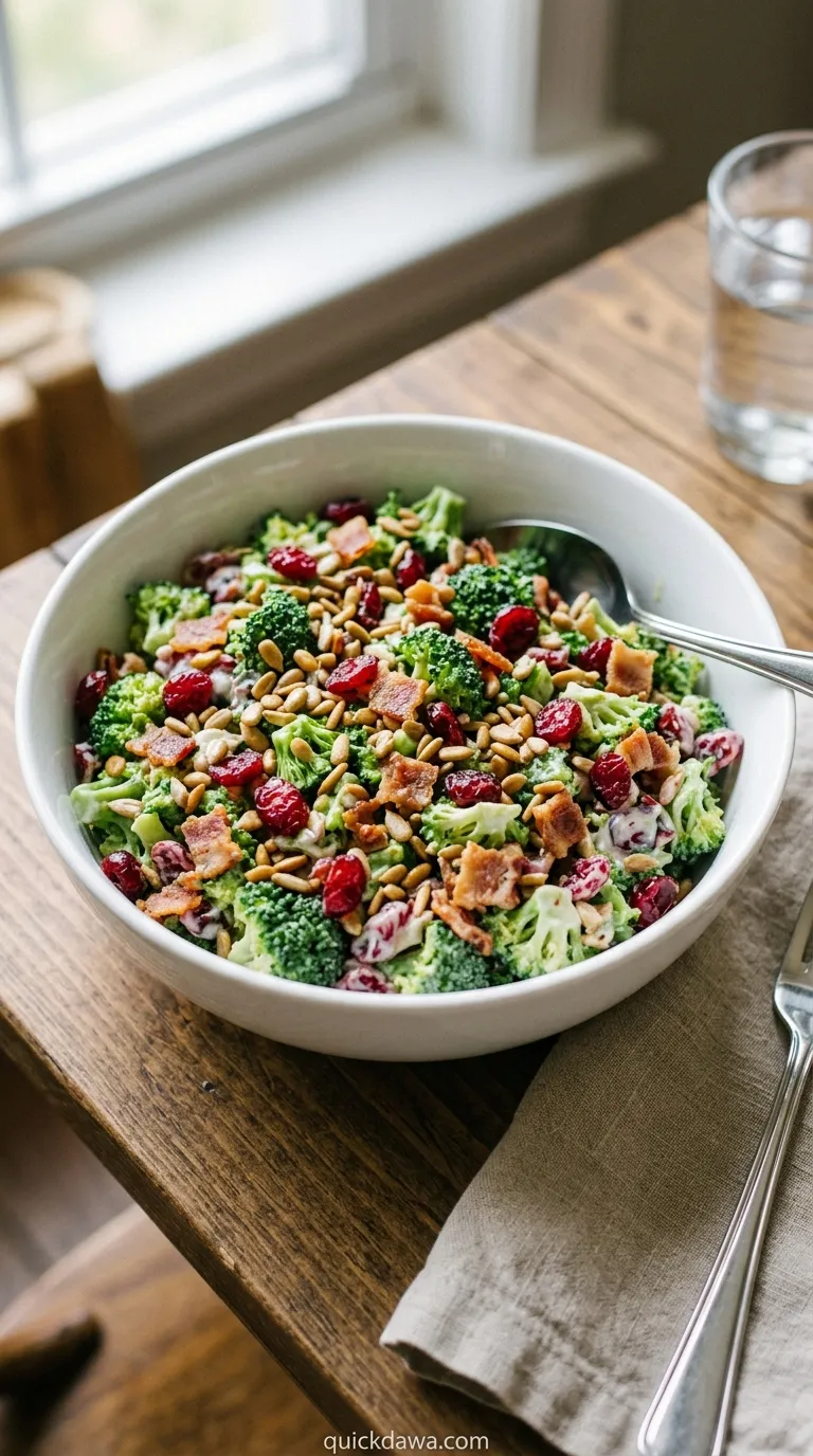 Cranberry Broccoli Salad
