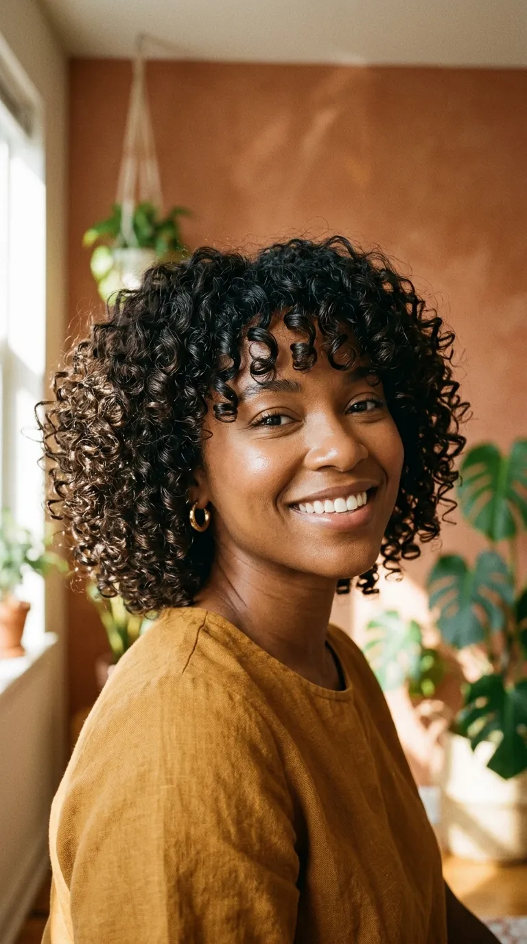 Curly Bob Fringe