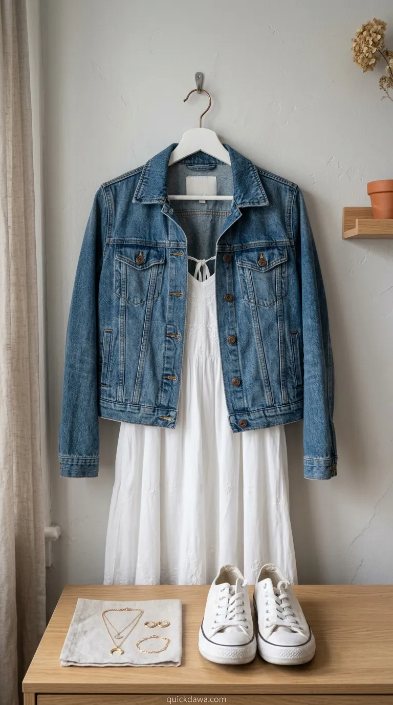 Denim Jacket Layering