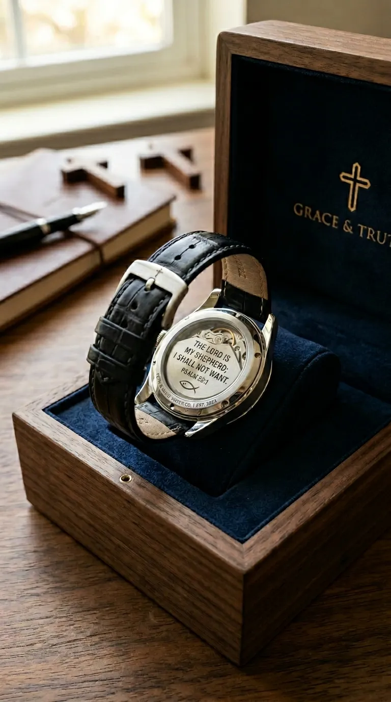 Faith-Based Watch with Engraving