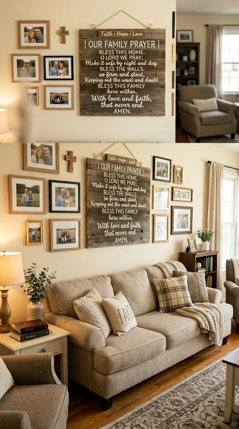 Family Prayer Wall Art