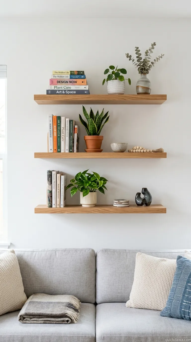 Floating Shelves Display
