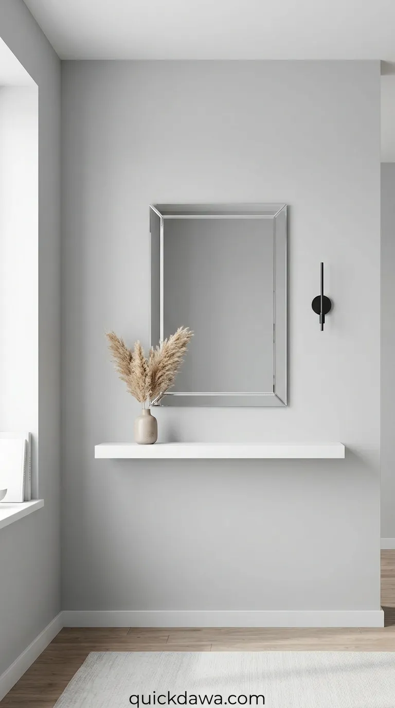 Frameless Beveled Edge Mirror