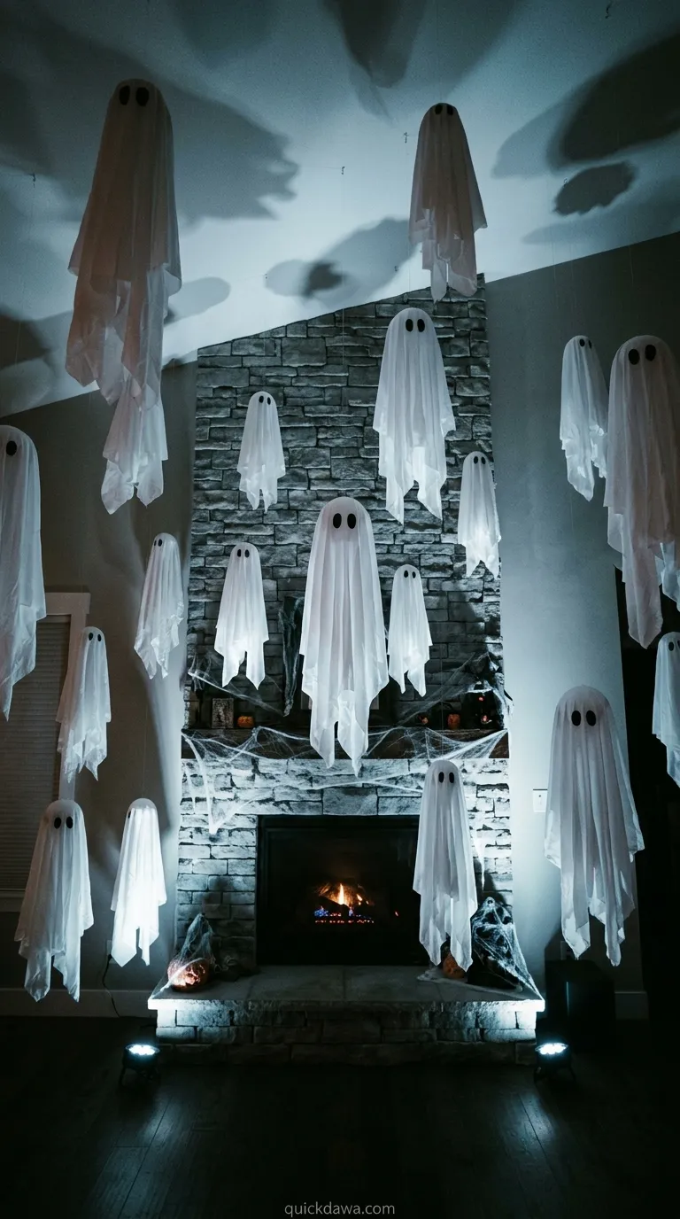 Ghostly Floating Spirits