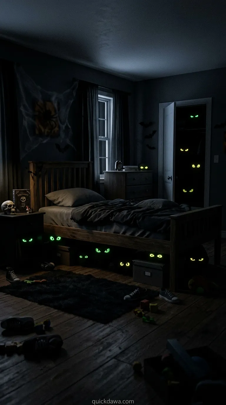 Glowing Eyes in the Dark