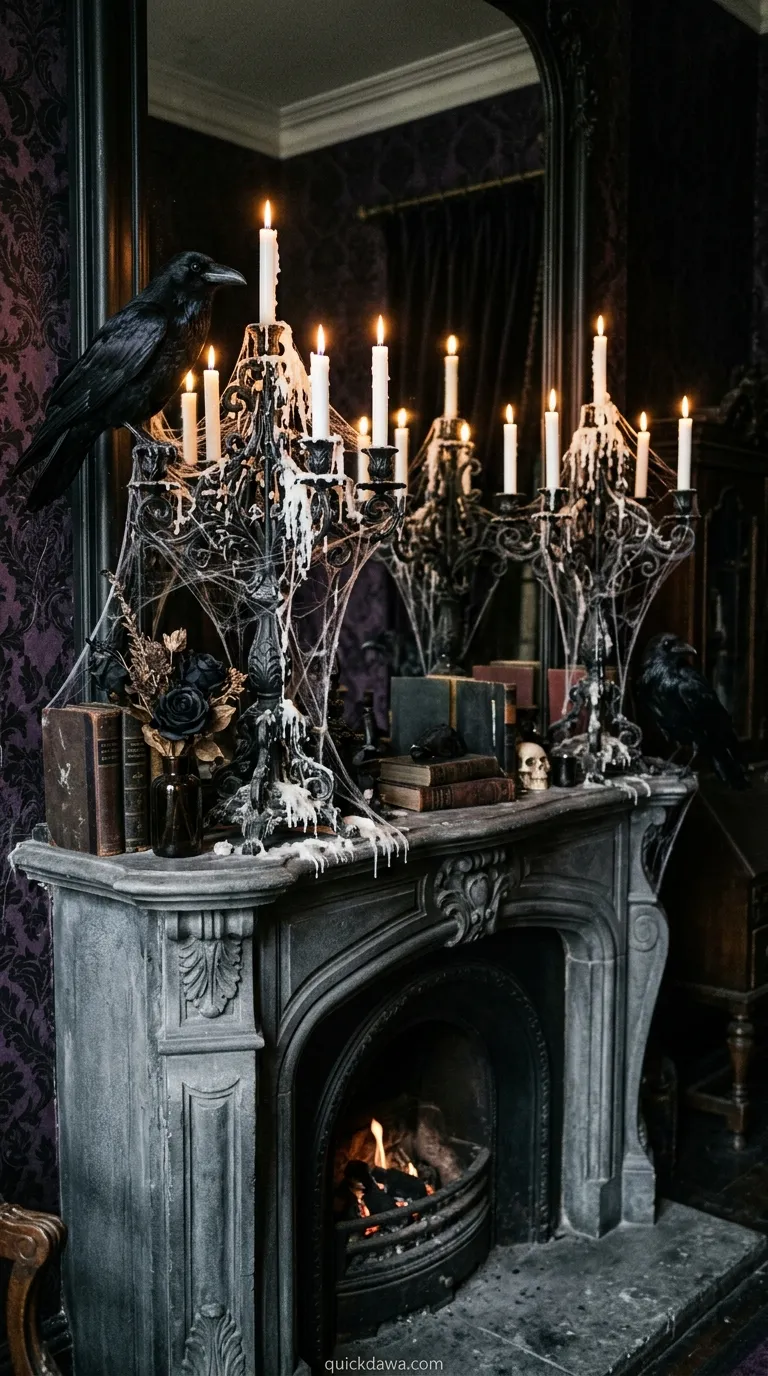 Gothic Candelabra Arrangement