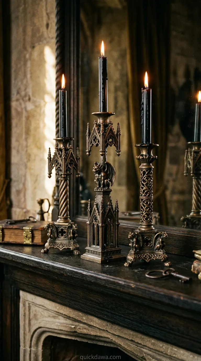 Gothic Candle Holder