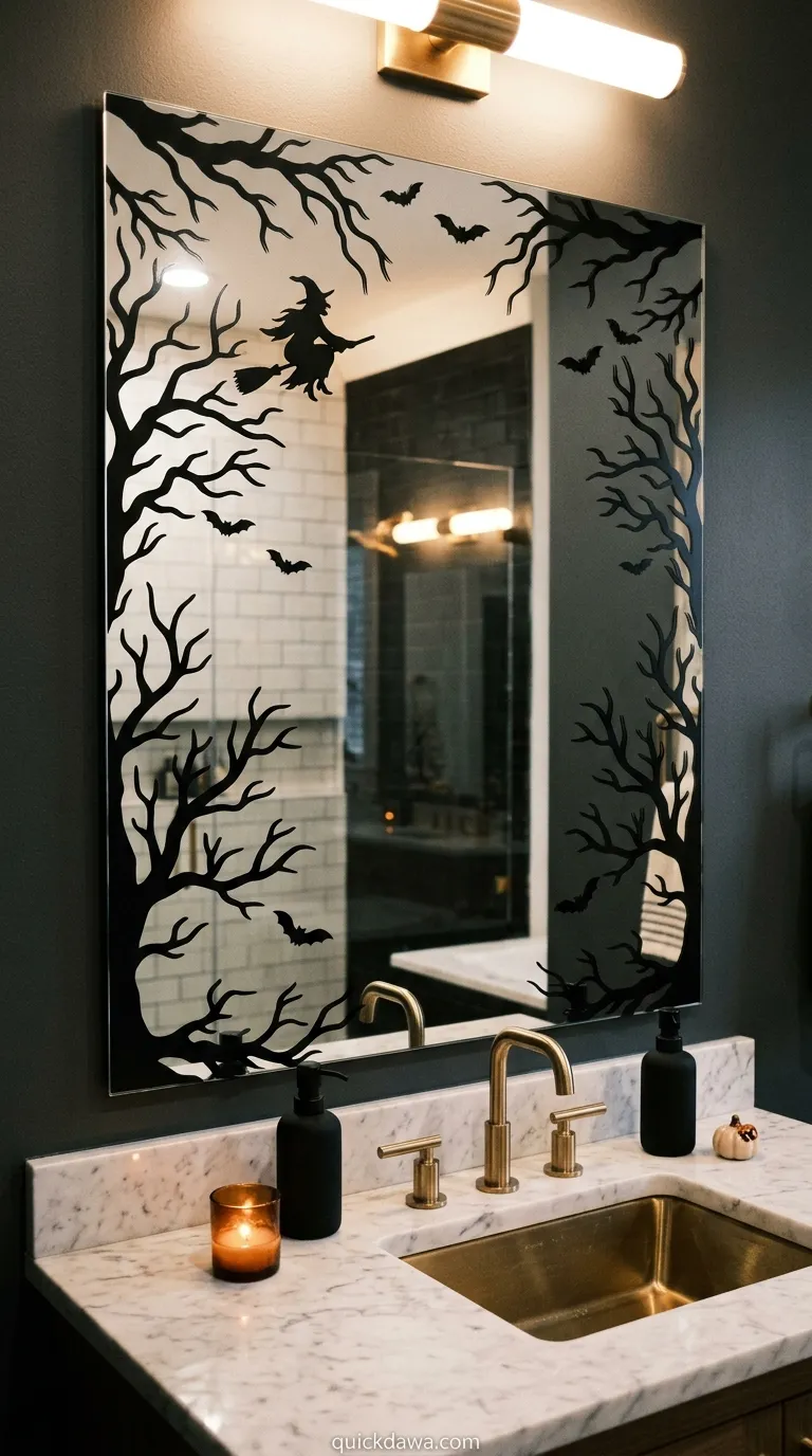 Gothic Mirror Silhouettes