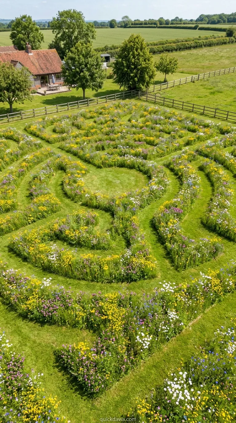 Grass Maze Pathways
