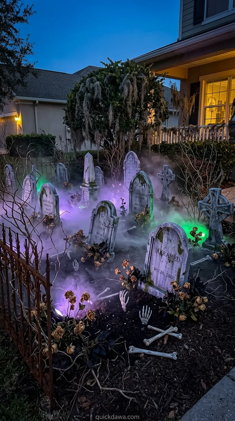 Graveyard Garden Display