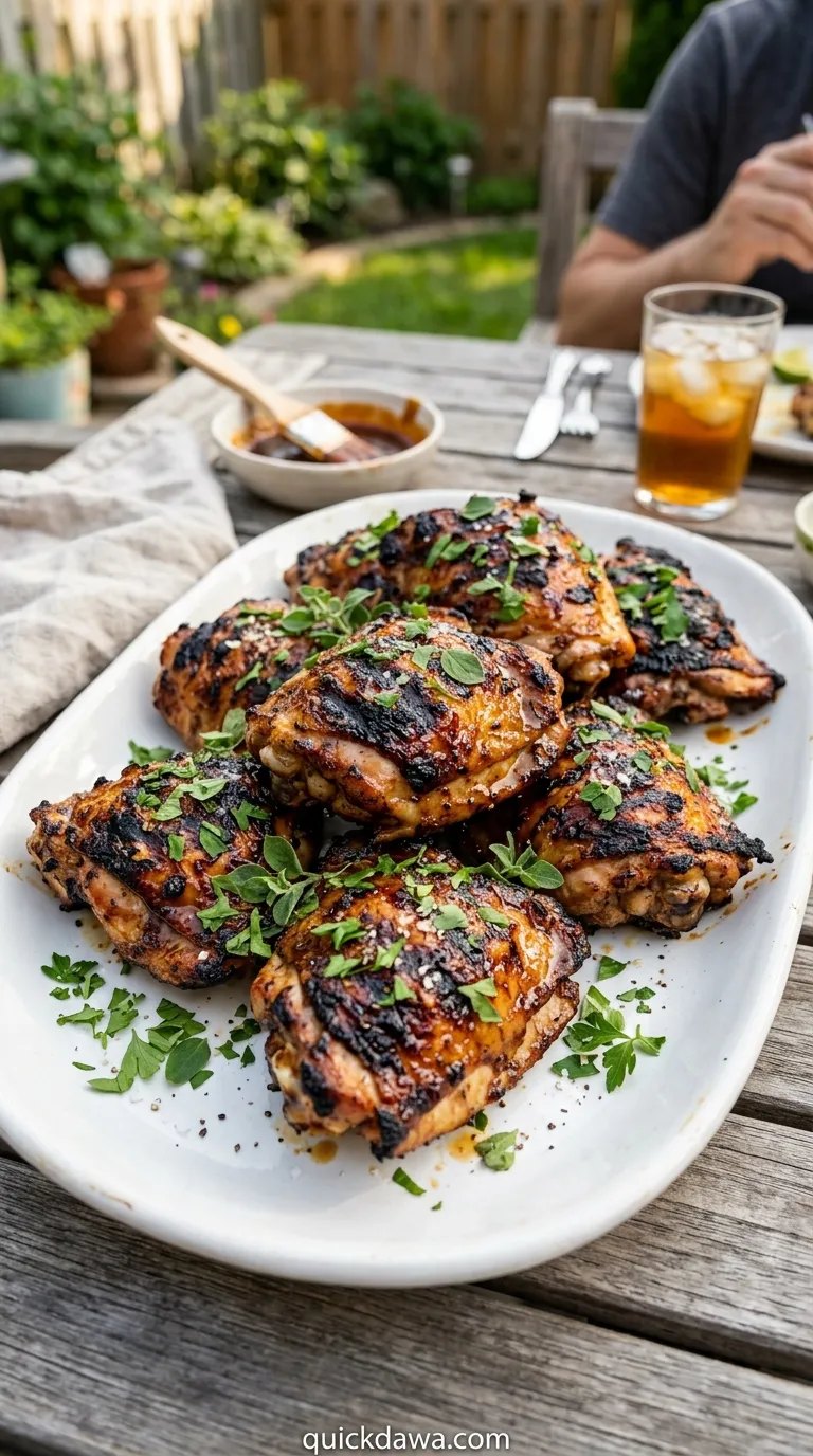 Grilled Chicken Thighs