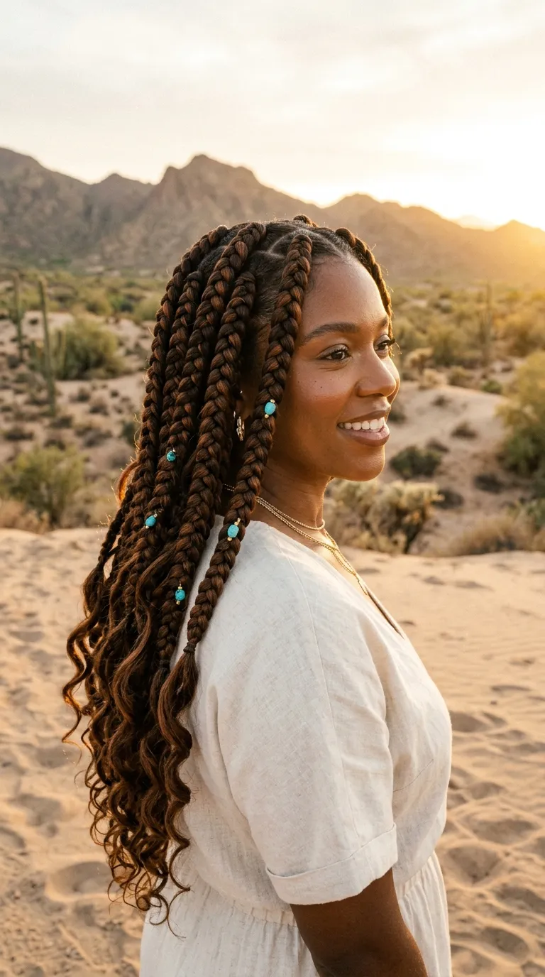 Jumbo Bohemian Braids