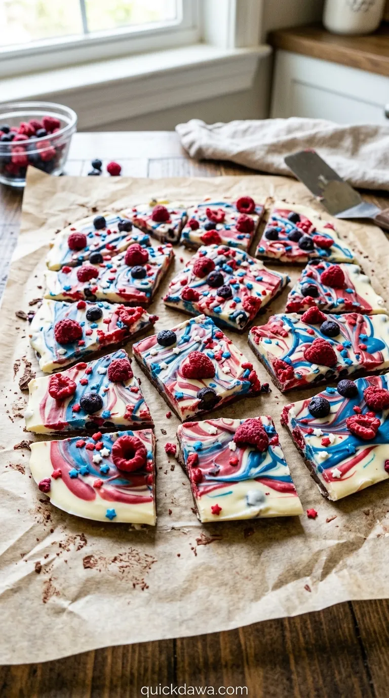 Layered Chocolate Celebration Bark