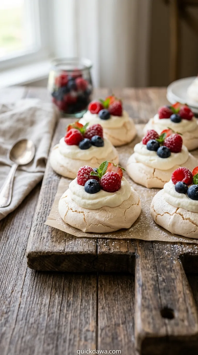 Mini Meringue Clouds