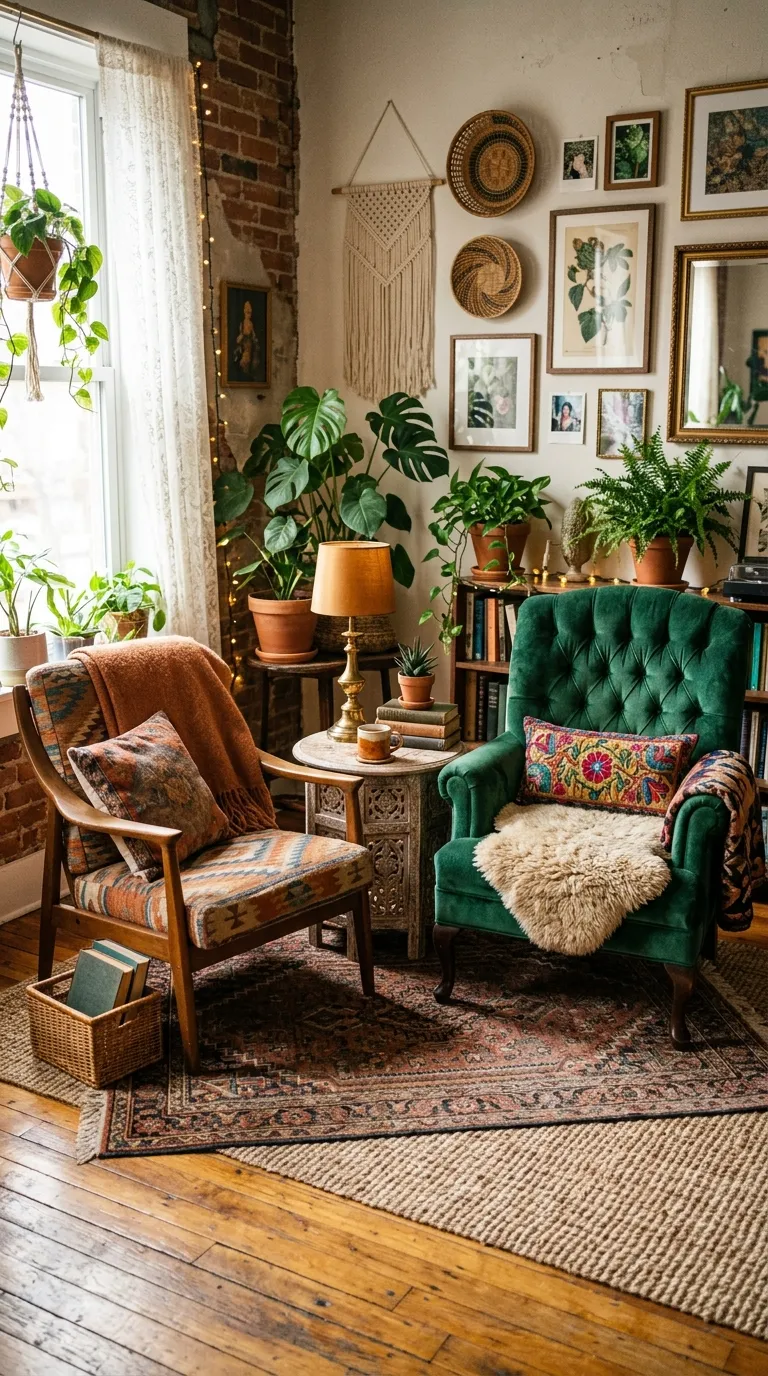 Mismatched Armchairs