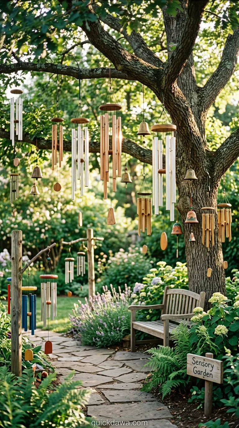 Musical Wind Chime Garden