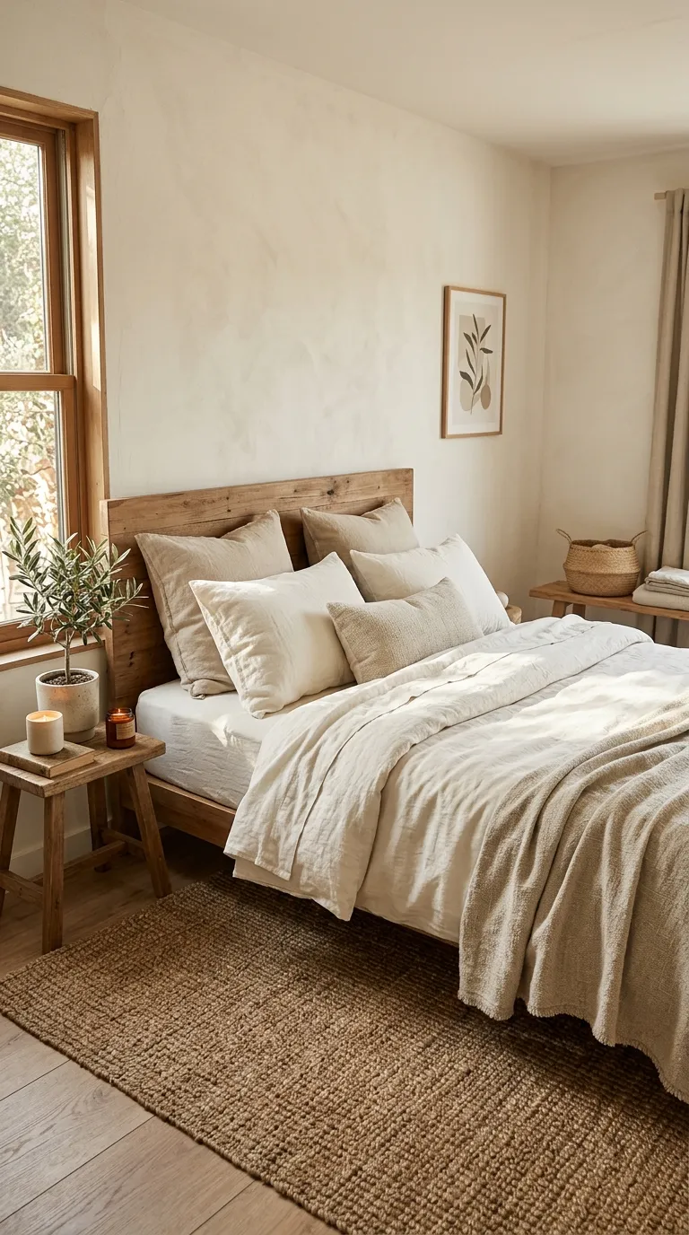 Neutral Linen Bedding