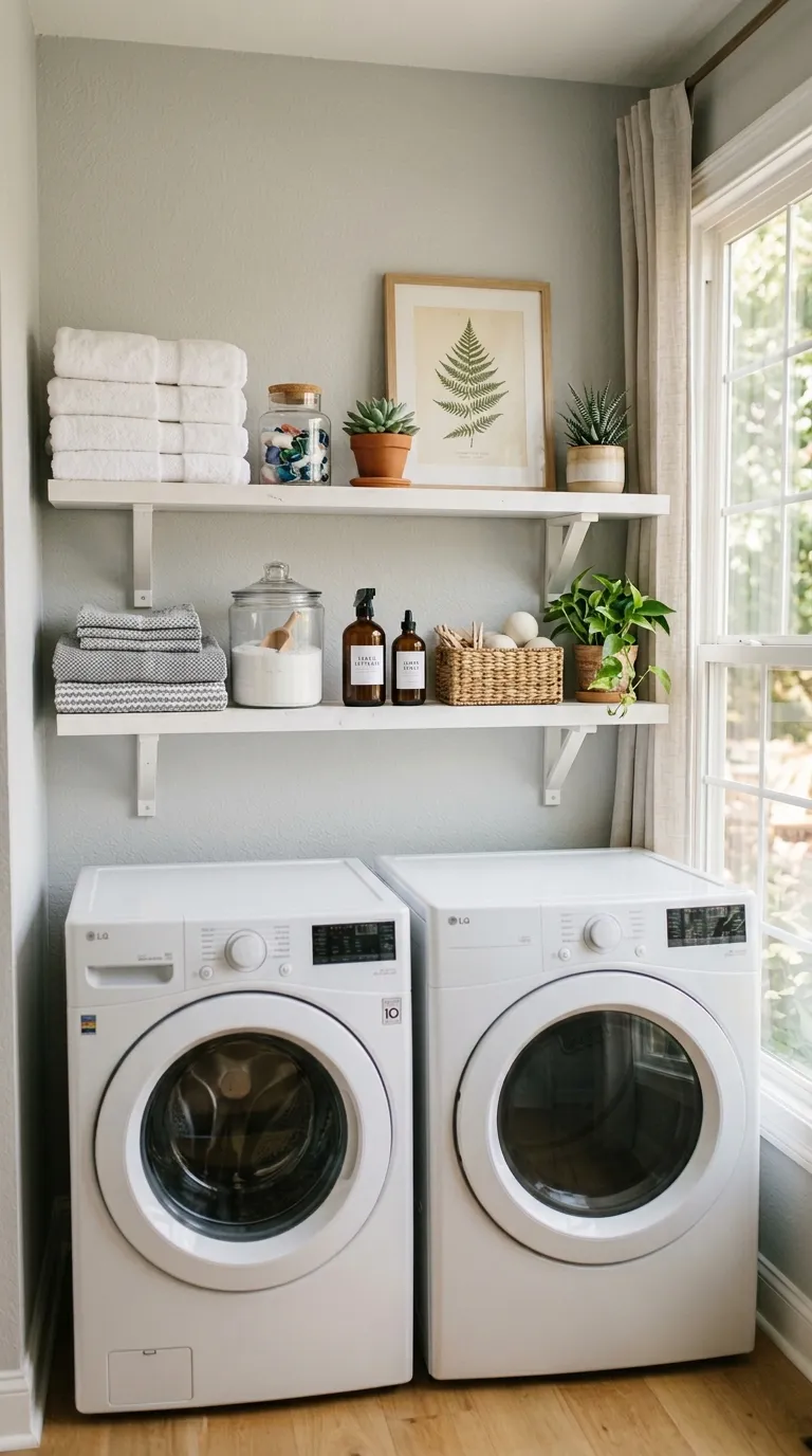 Open Shelving with Decor