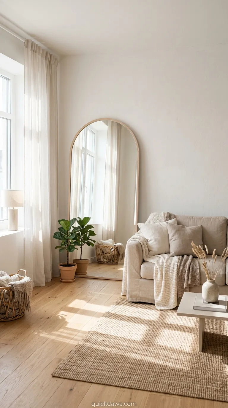 Oversized Arched Mirror