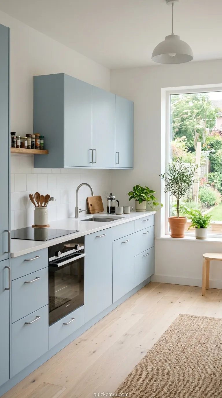 Pale Blue Scandinavian