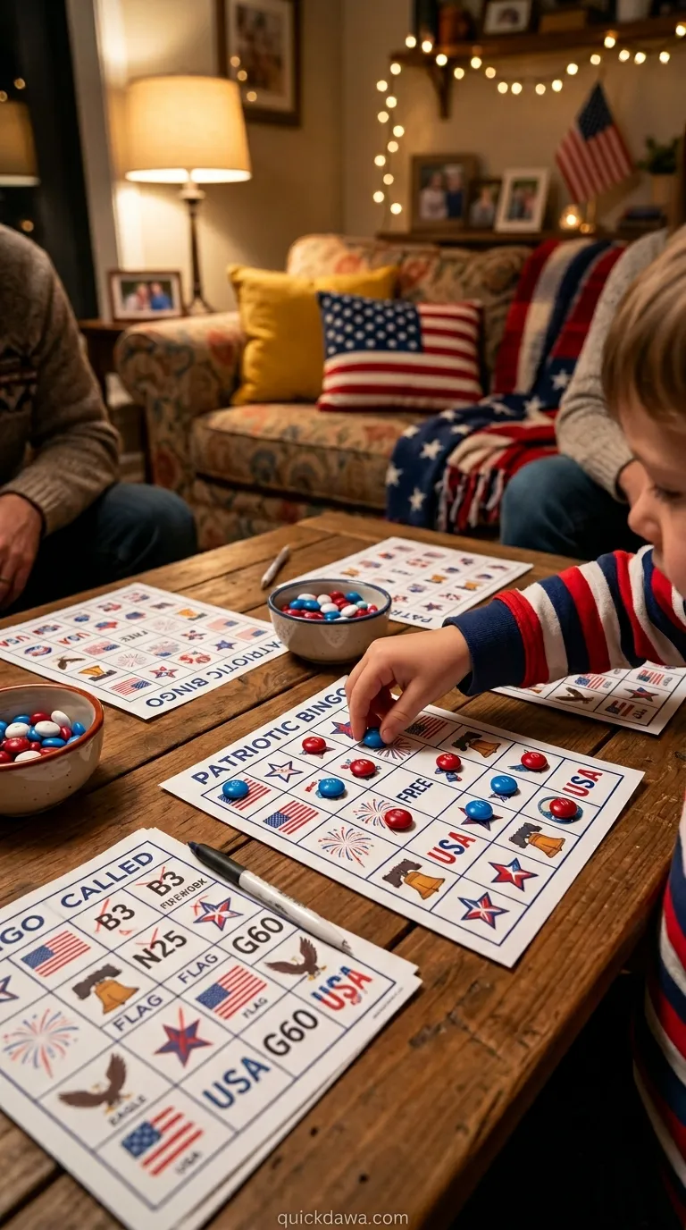 Patriotic Bingo Game