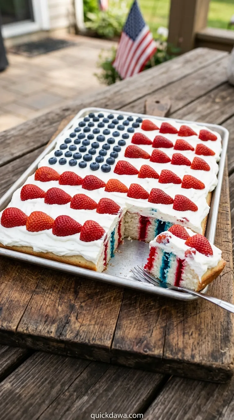 Patriotic Poke Cake