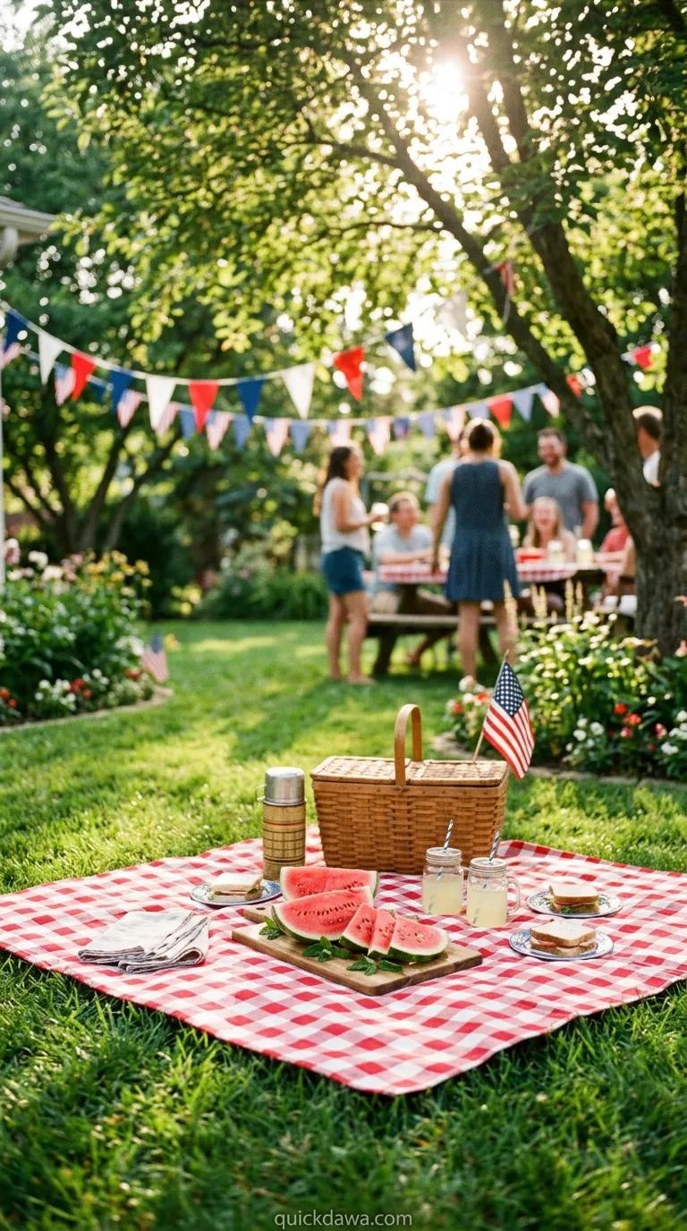Picnic and Celebration Scene