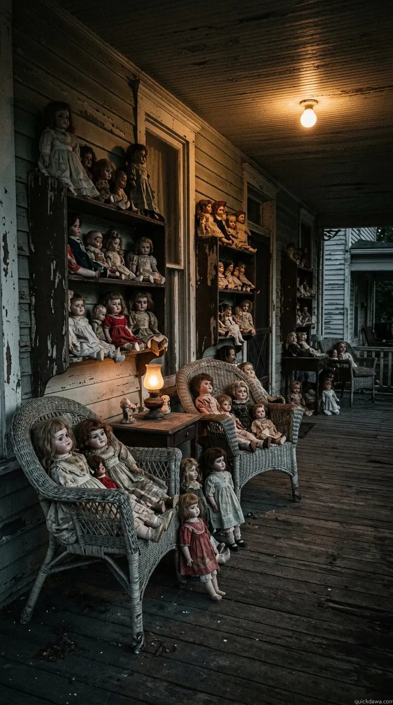 Possessed Doll Collection Display